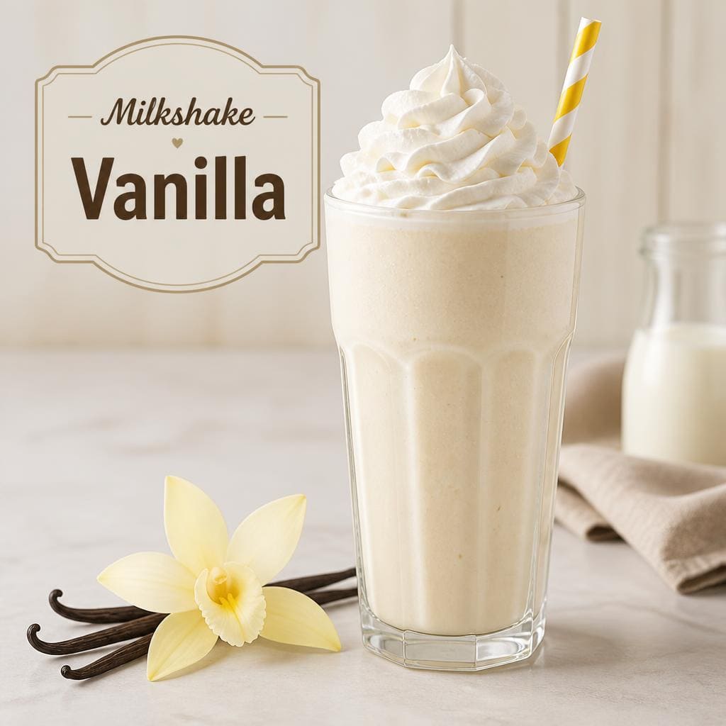 Milkshake Vanilla dengan rasa vanilla creamy khas Waroeng Steak & Shake